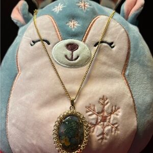 Holiday Chaos Couture: Moss Agate, Grandma got run over by a chain deer” Edition